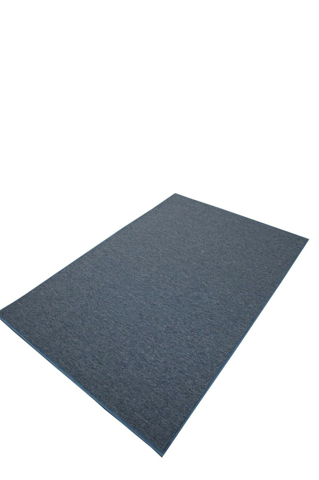 Furnish My Place Modern Indoor/Outdoor Commercial Solid Color Rug - Petrol Blue, 2' Octagon, Pet and Kids Friendly Rug. Made in USA, Area Rugs Great for Kids, Pets, Event, Wedding