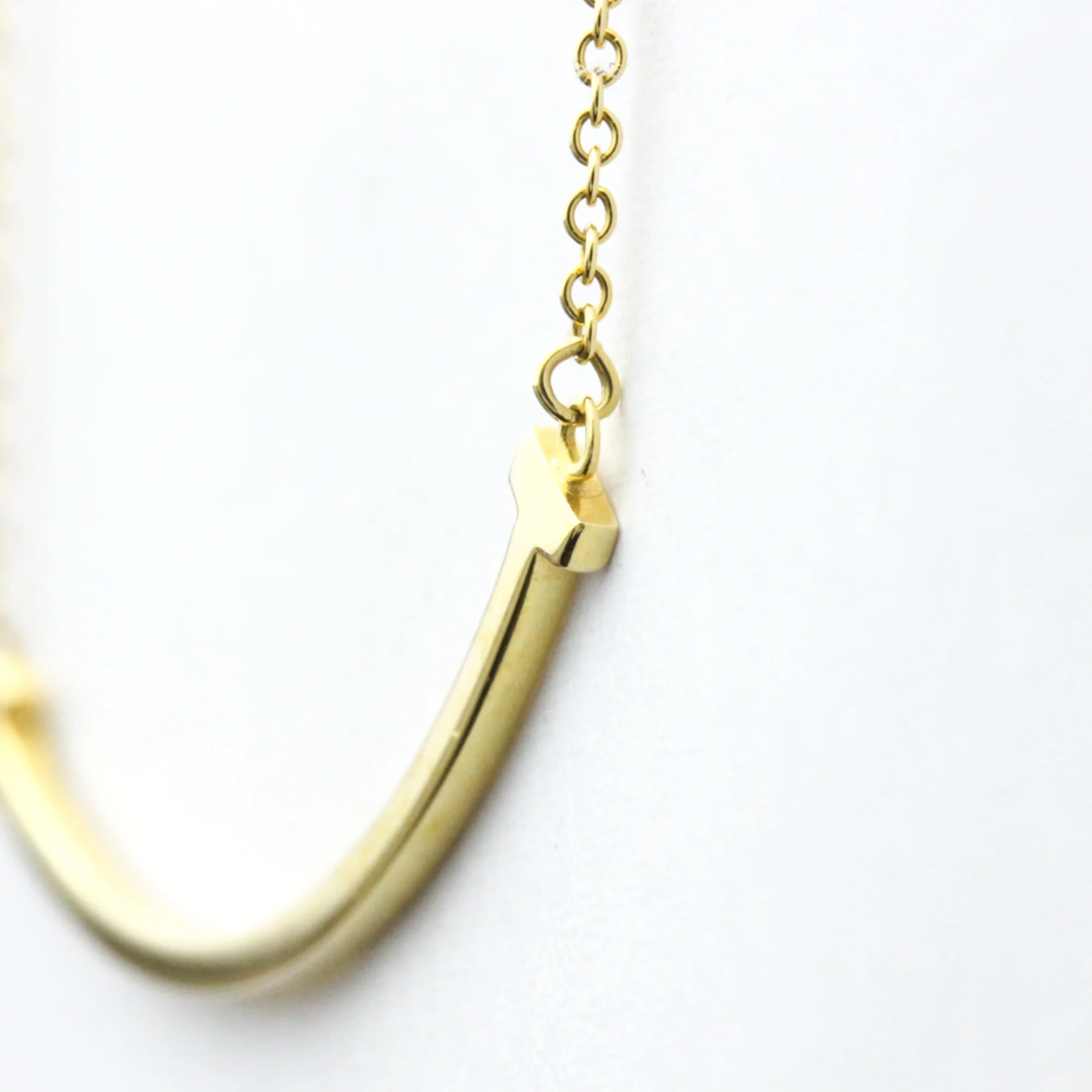 Pre-Owned Tiffany Smile Yellow Gold (18K) No Stone Men,Women Fashion Pendant (Yellow Gold) (Good)