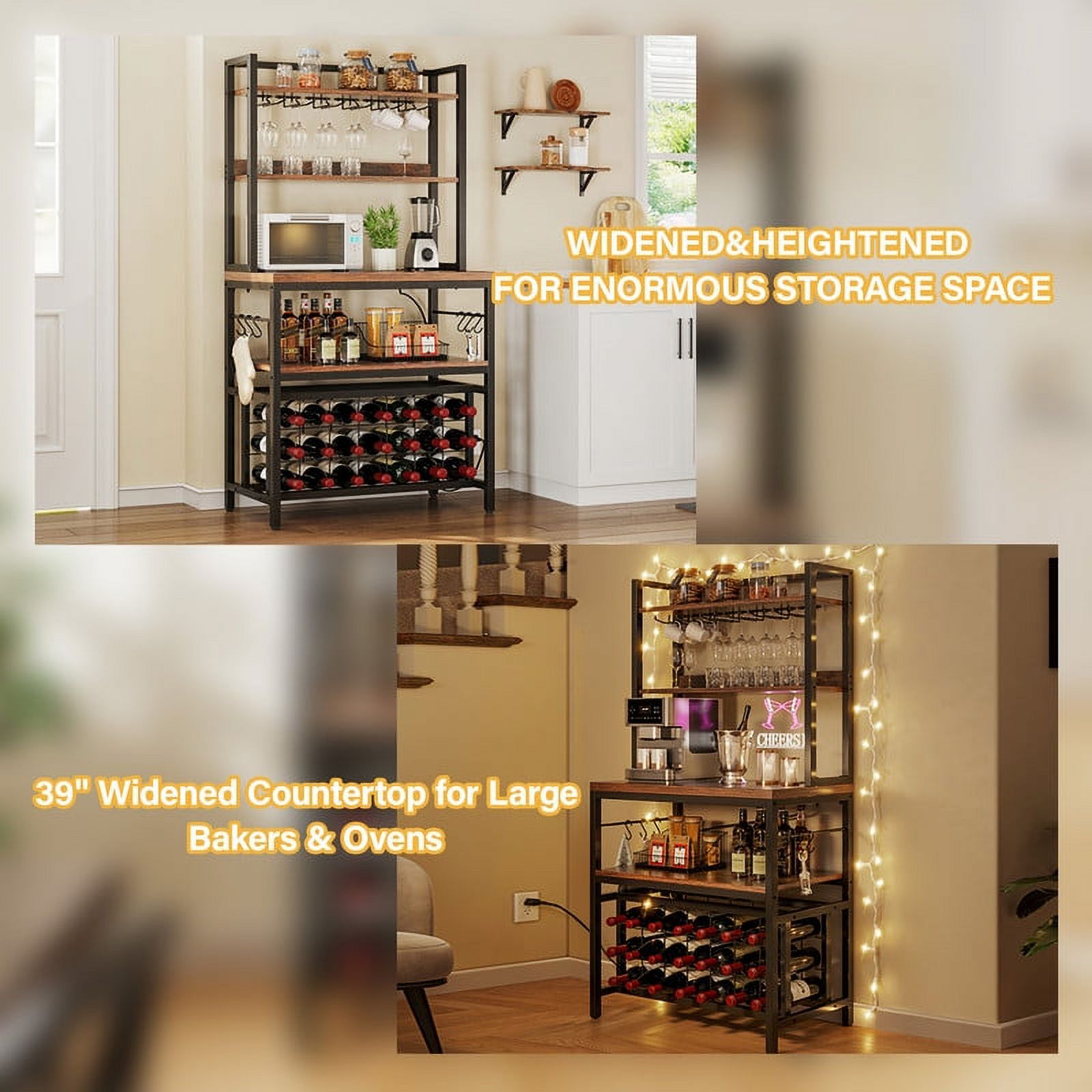 DWVO 4 Tier Coffee Bar Station, 31.5