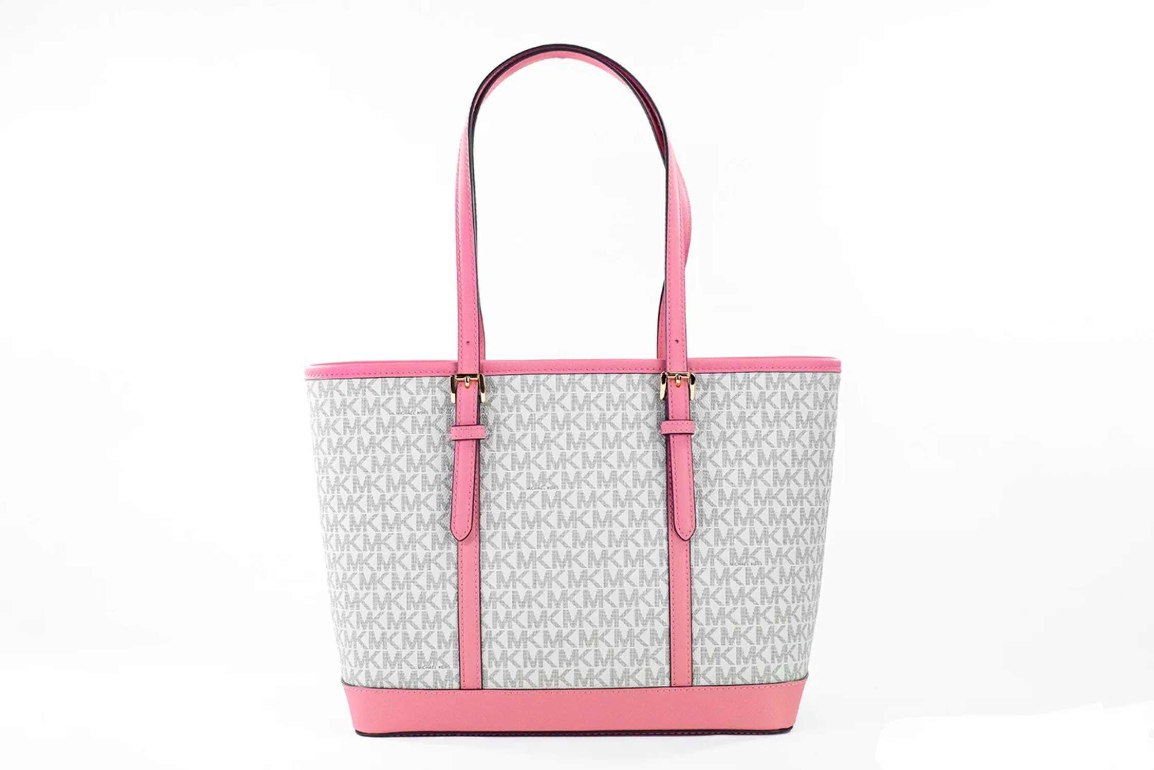 Michael Kors Jet Set Travel Small Logo Top-Zip Tote Bag (Primrose Multi)