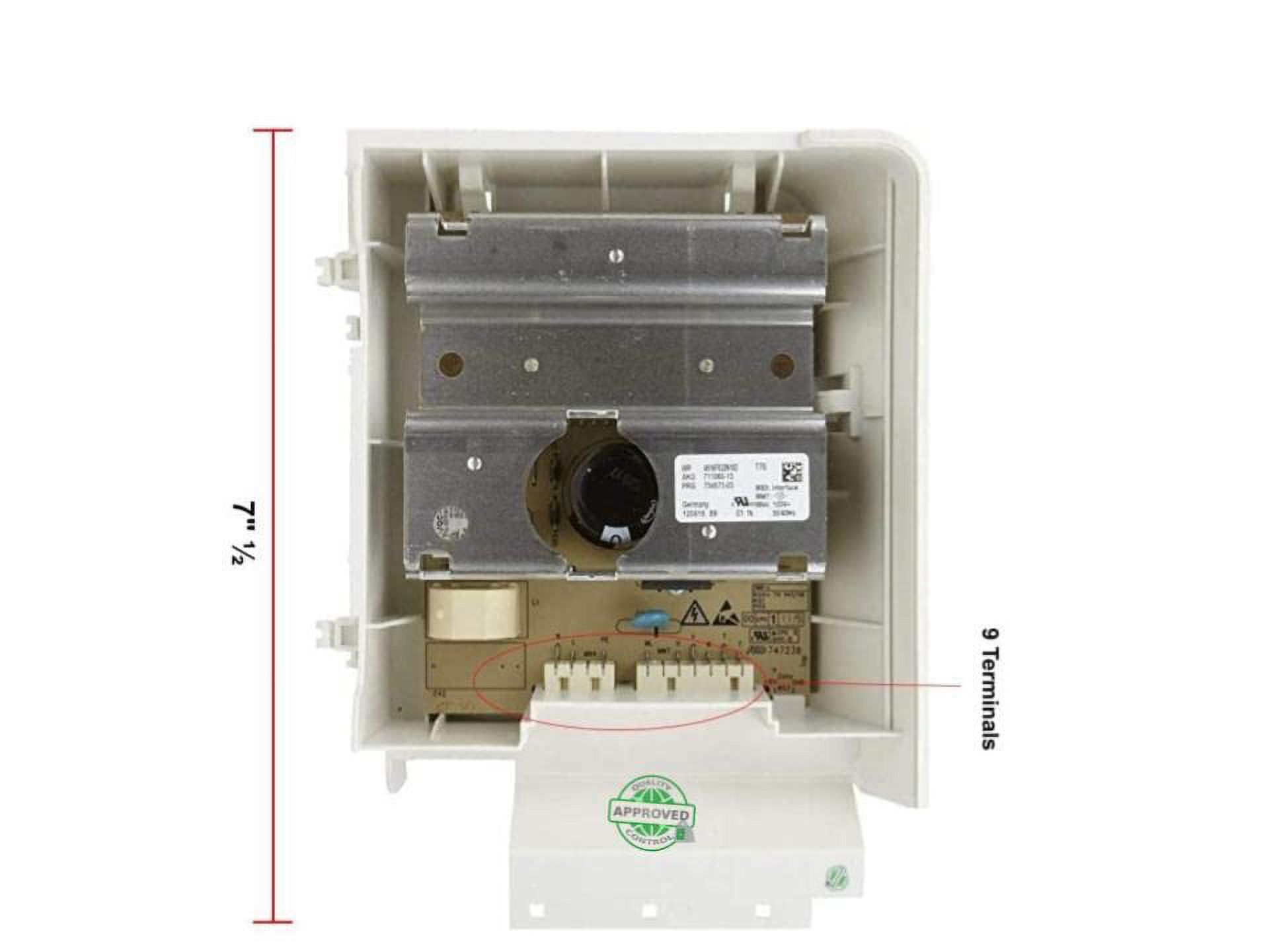 GLOB PRO SOLUTIONS 1257029 EAP11745069 PS11745069 PD00004891 CKD2206 Washer Motor Control Board 9 Terminals Replacement for and compatible with Whirlpool Kenmore Maytag Heavy DUTY