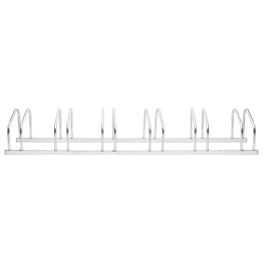 Dcenta Bike Rack for 6 Bikes Galvanized Steel