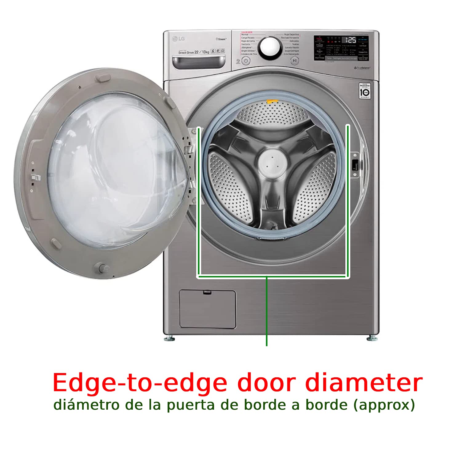 GlobPro MDS47123602 Washer Bellow Door Boot Seal 19