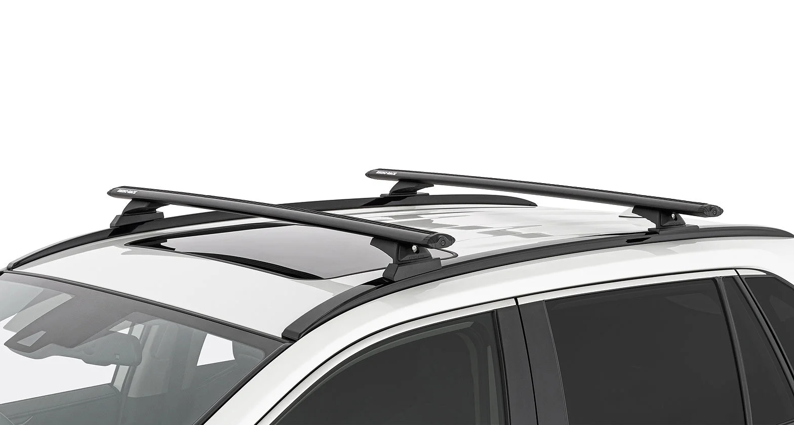Rhino Rack 2019-2022 Fits Toyota Rav4 Gen 5 Xa50 5dr Suv With Flush Rails Vortex Rch Black 2 Bar Roof Rack JB1676