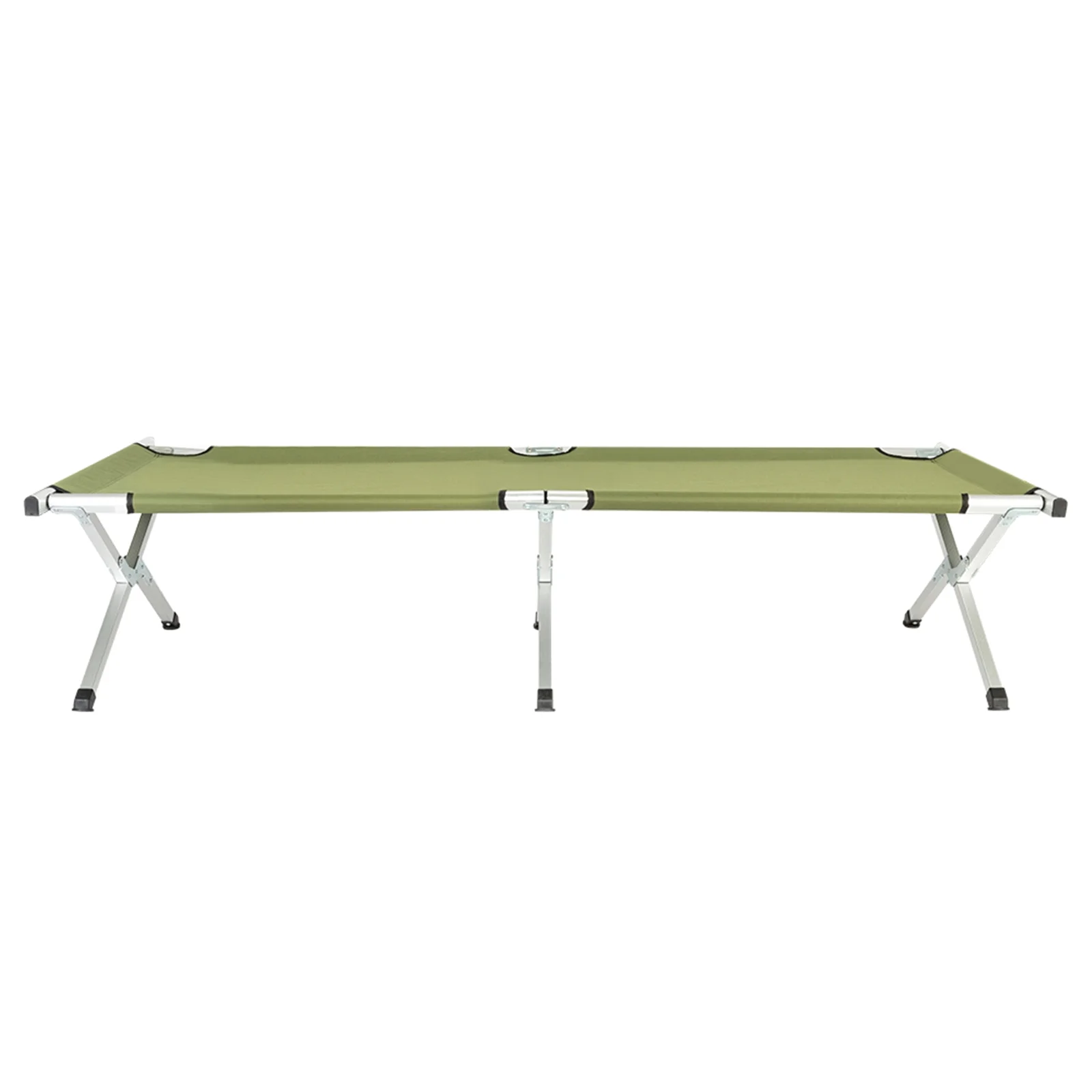 MDHAND Camping Cot for Adults, Portable Folding Outdoor Bed with Carrying Bag Army Green 74.41 x 25.20 x 16.54
