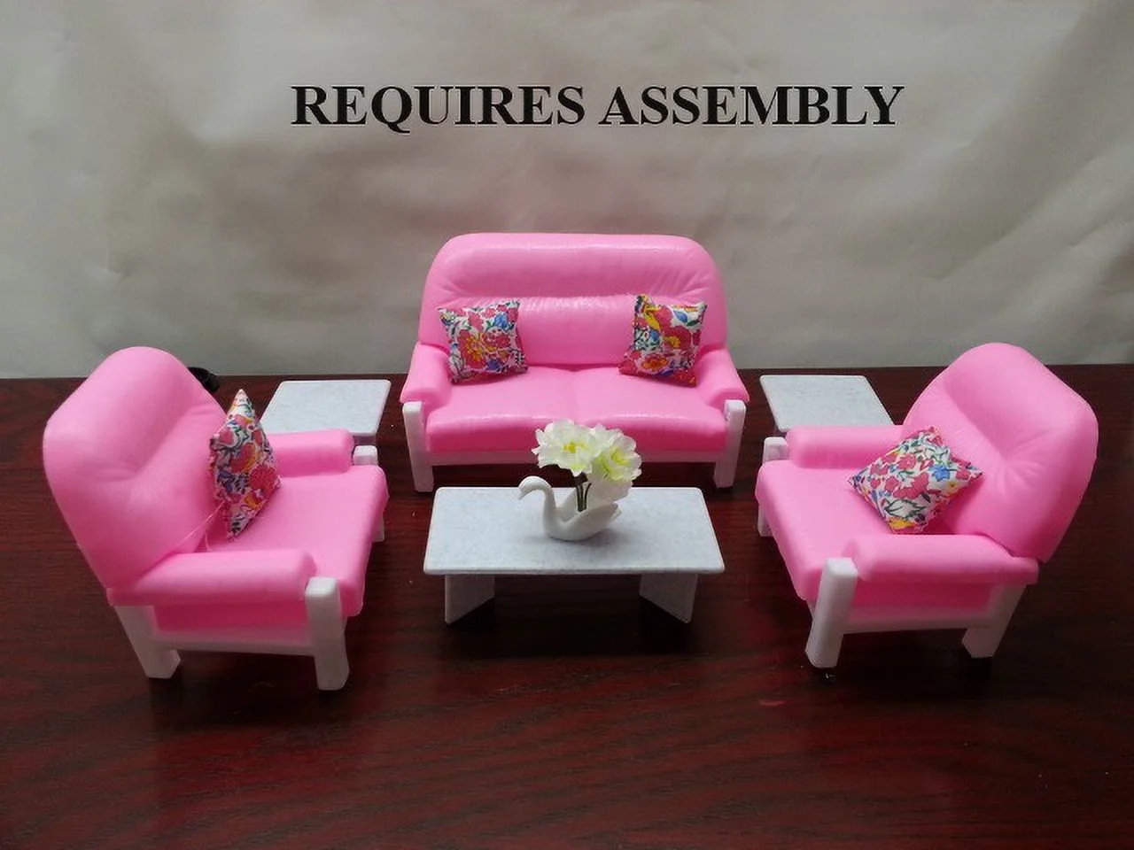 Gloria Living Room Set for doll and dollhouse Furniture By TKT