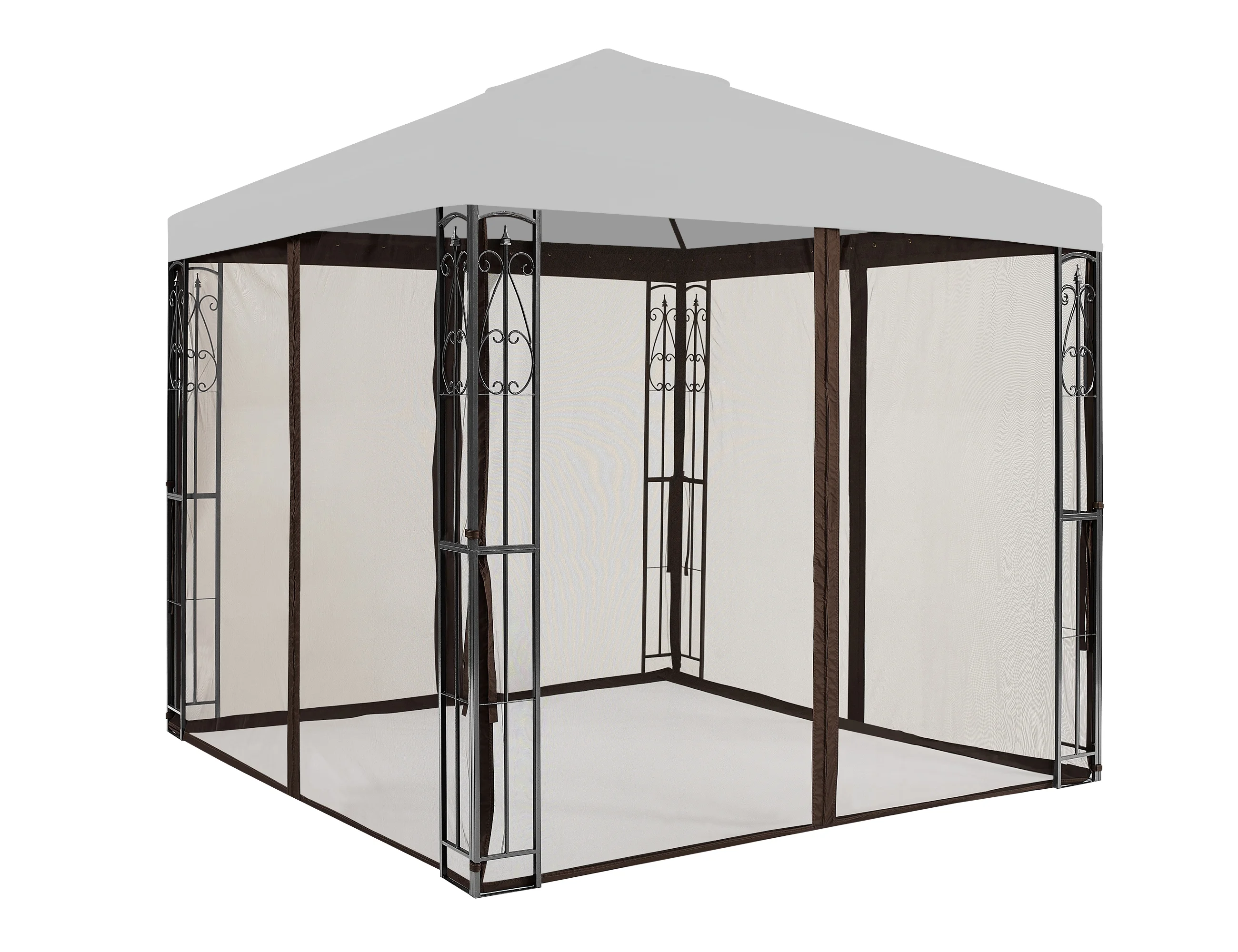 ​APEX GARDEN Replacement Mosquito Netting for 8' x 8' Gazebo