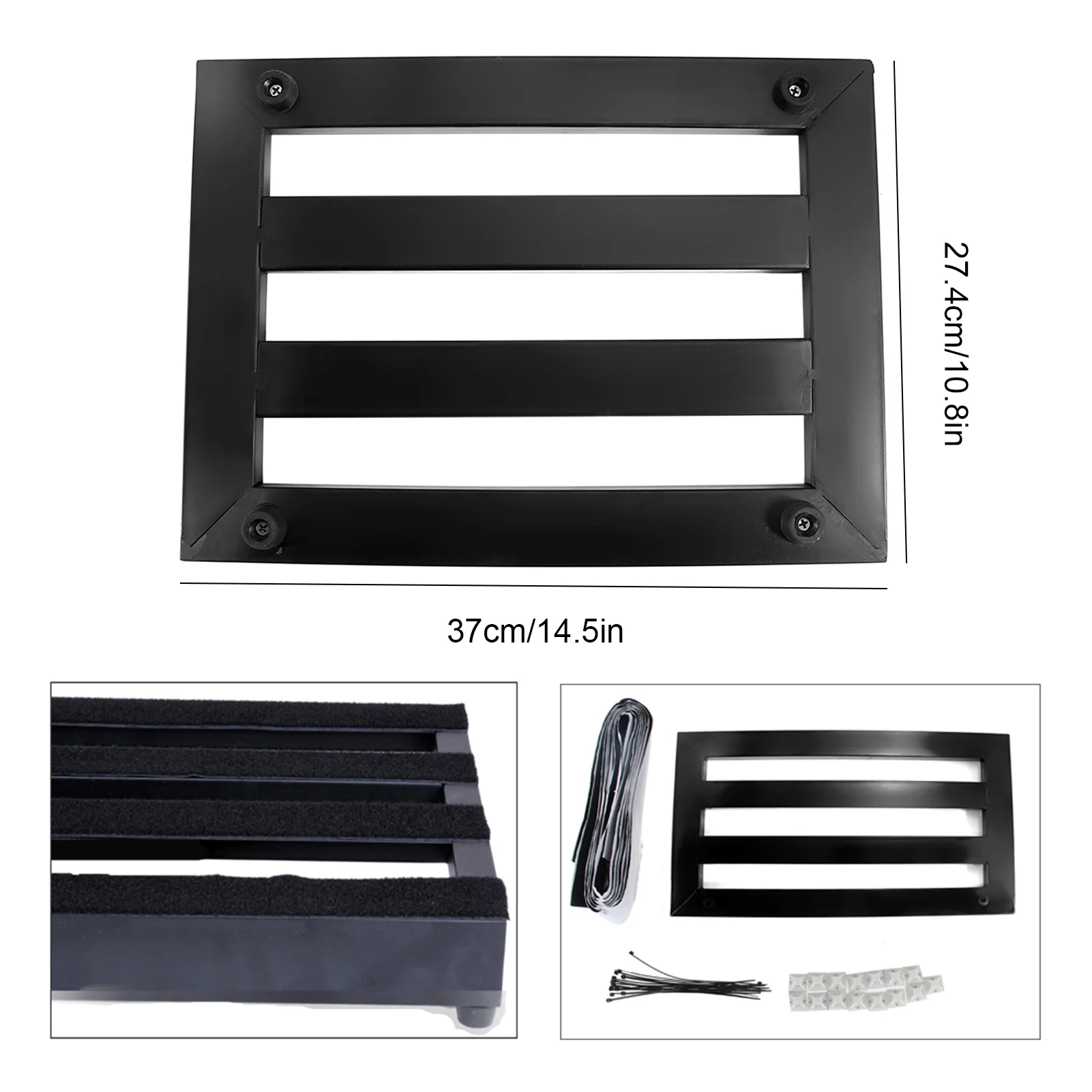 GoolRC Electric Guitar Effect Pedal Board 370x274x40mm Portable