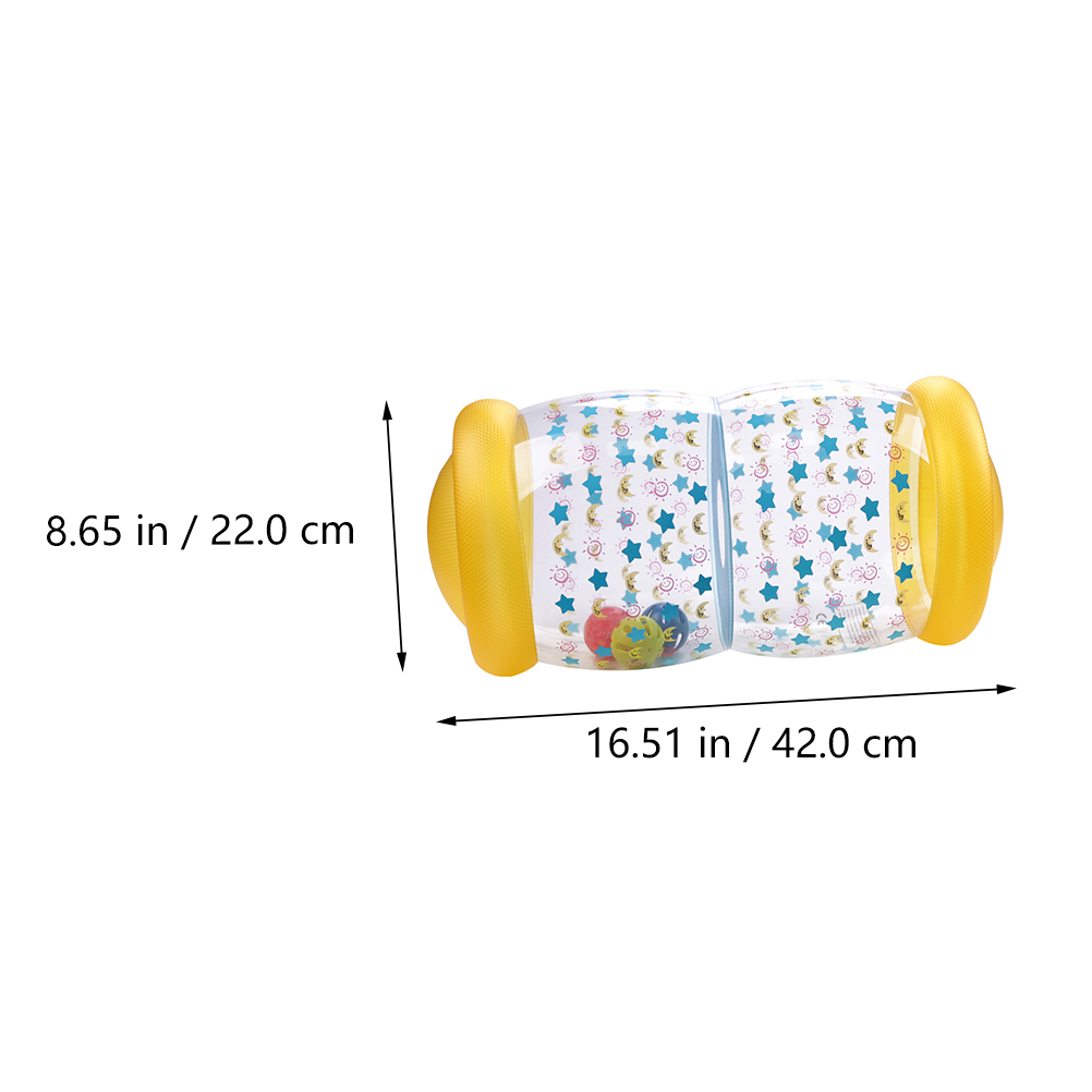 OUNONA Inflatable Crawling Roller Toy Baby Crawling Practice Toy Training Equipment