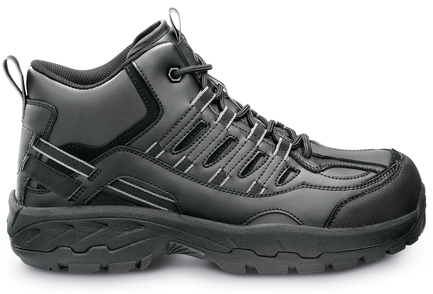 SR Max Boone, Men's, Black, Hiker Style Comp Toe, EH, Slip Resistant Work Shoe (10.5 EW)