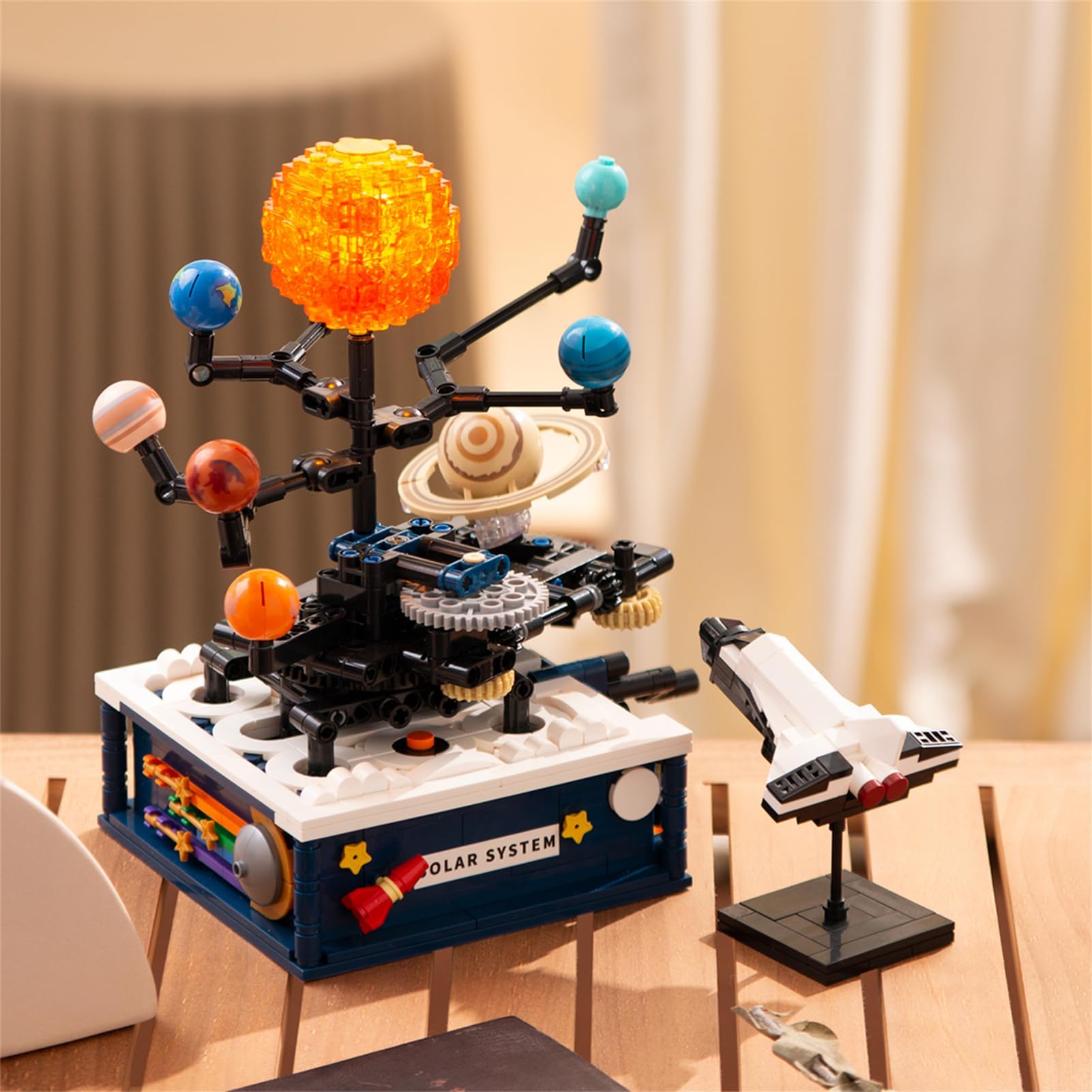 Solar System Creative Building EC36&nbsp;Toys, Educational Toys for Science Experiments, Gifts for Children Ages 8-10 - Ages 12-14 and up, STEM Learning Kits 775 Pieces…