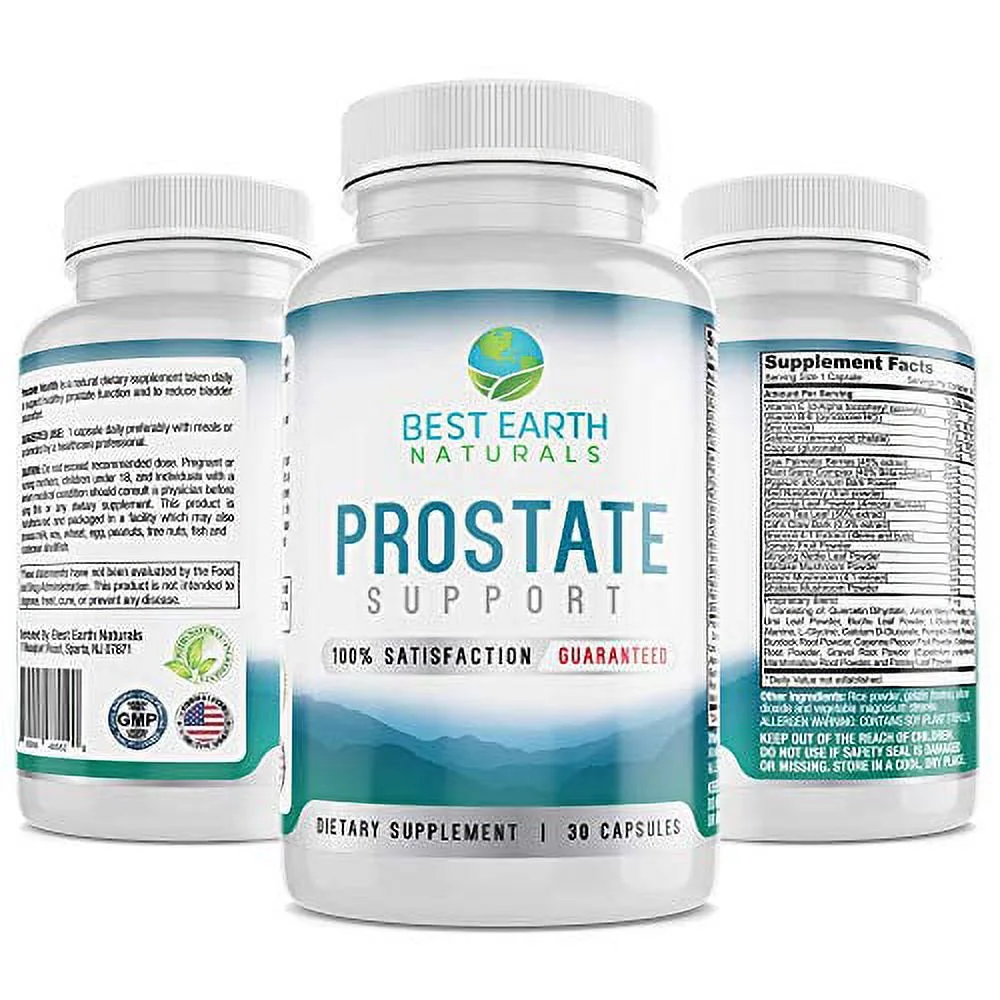 Prostate Health Support Supplement for Men - Natural Prostate Support & Bladder Control Support Pills to Help Reduce Frequent Urination & DHT