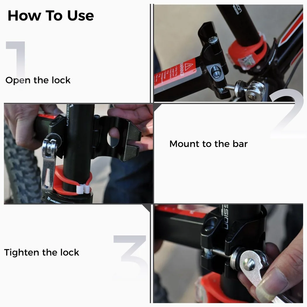 Bike Cargo Rack,  Bicycle Rear Seat Post Rack Bicycle Luggage Carrier with 66 Lbs Weight Capacity Universal for Mountain Bike