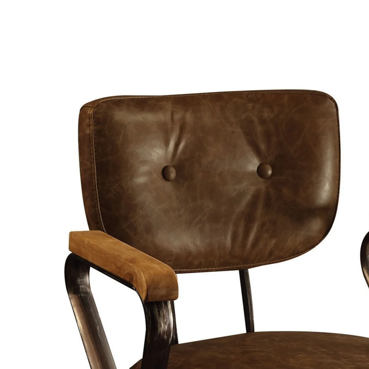 Acme Furniture Hallie Office Chair, Vintage Whiskey Leather