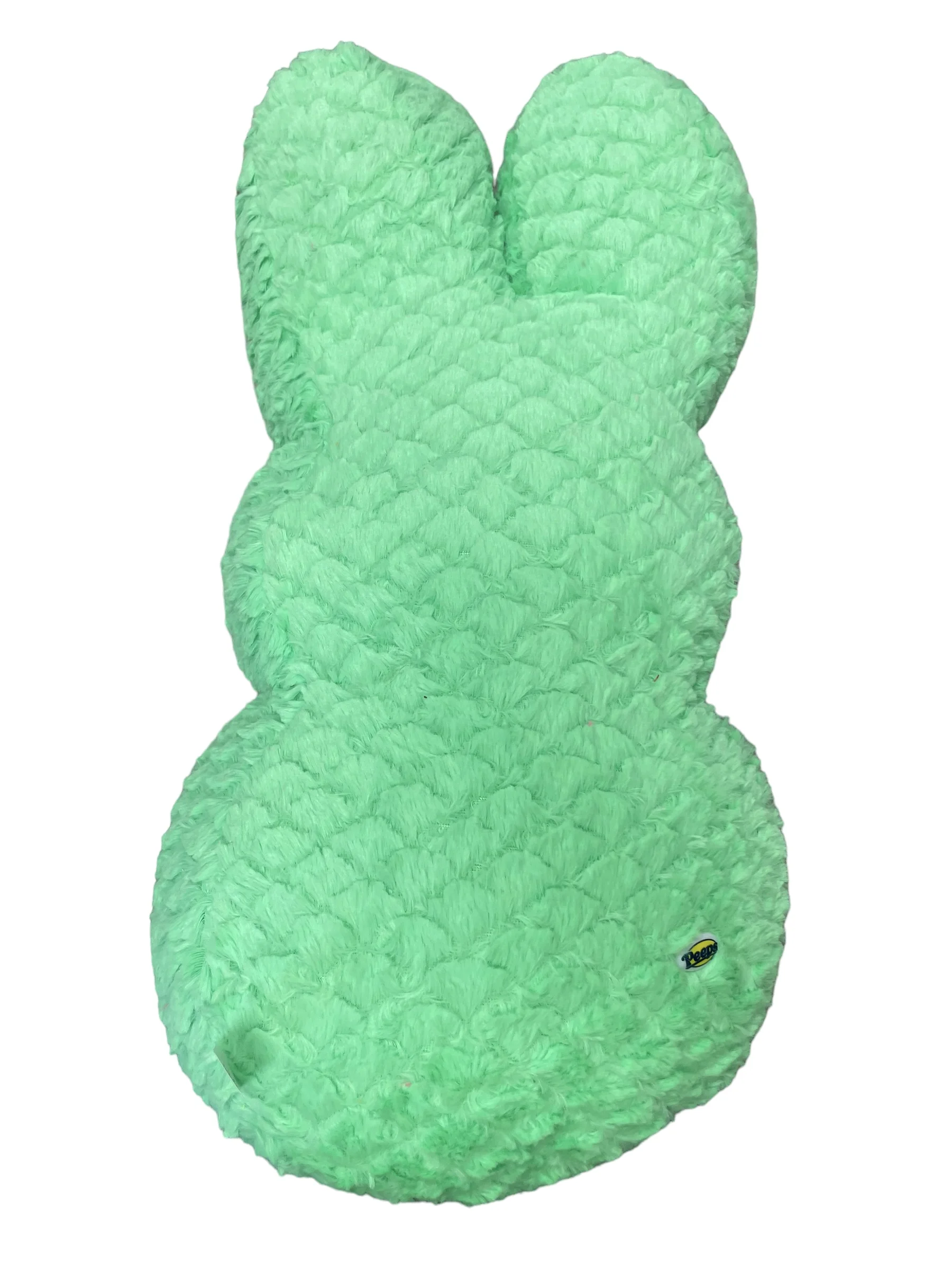PEEPS Large Pink Peep Plush Bunny Stuffed Animal - Easter Edition - Green 22 inch