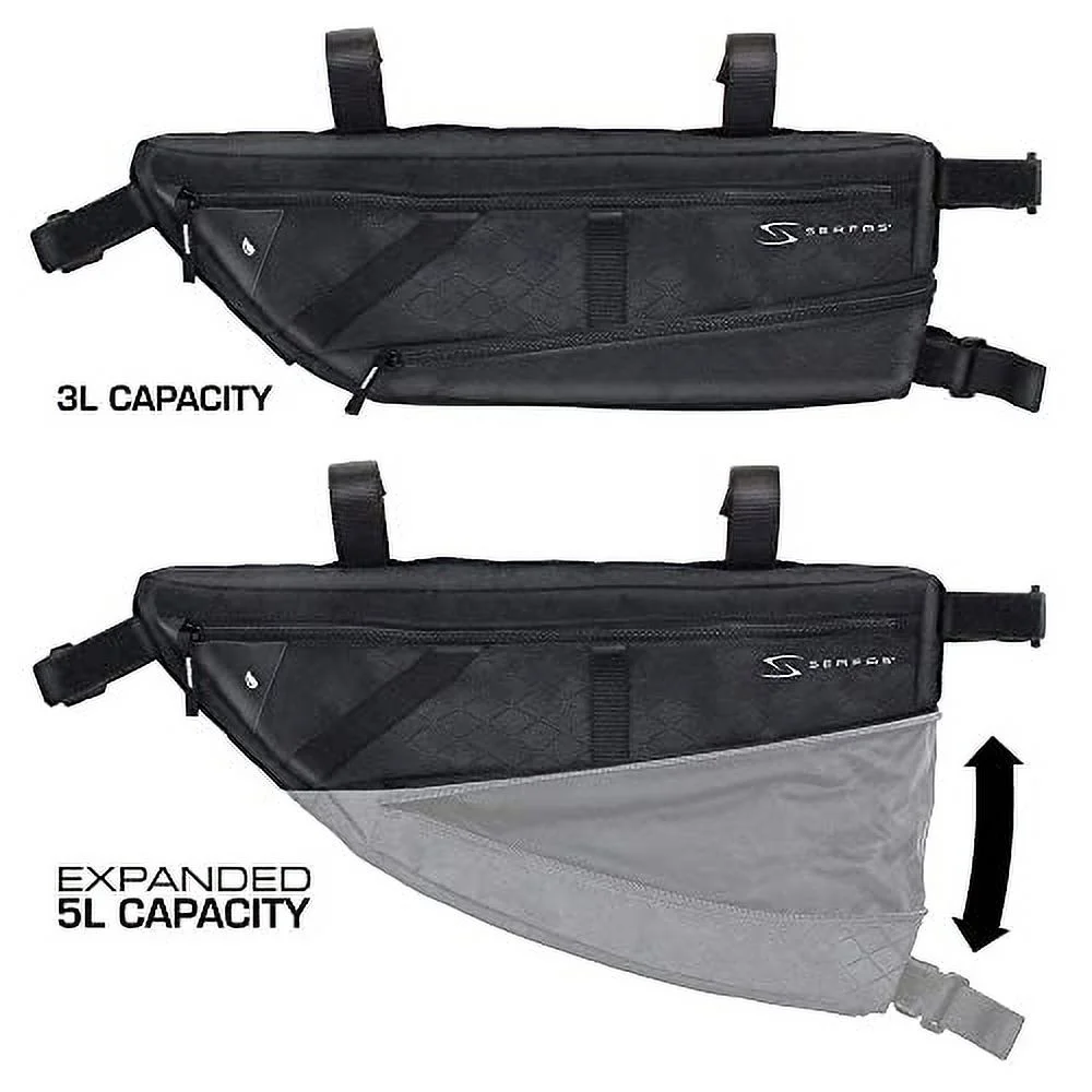 Serfas LT-FR1BK Ark Expandable Half-Frame Bag