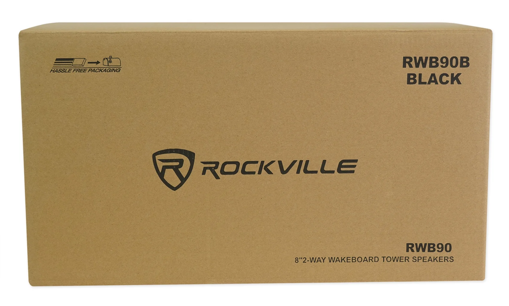 (2) Rockville RWB90B Black 8