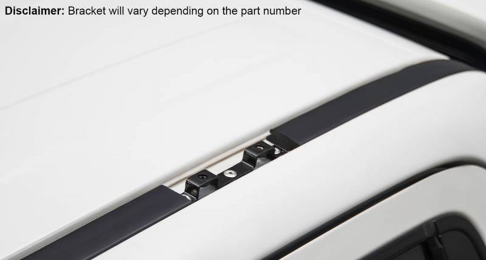 Rhino Rack Heavy Duty RLT600 Ditch Mount Black 2 Bar Roof Rack JA7945