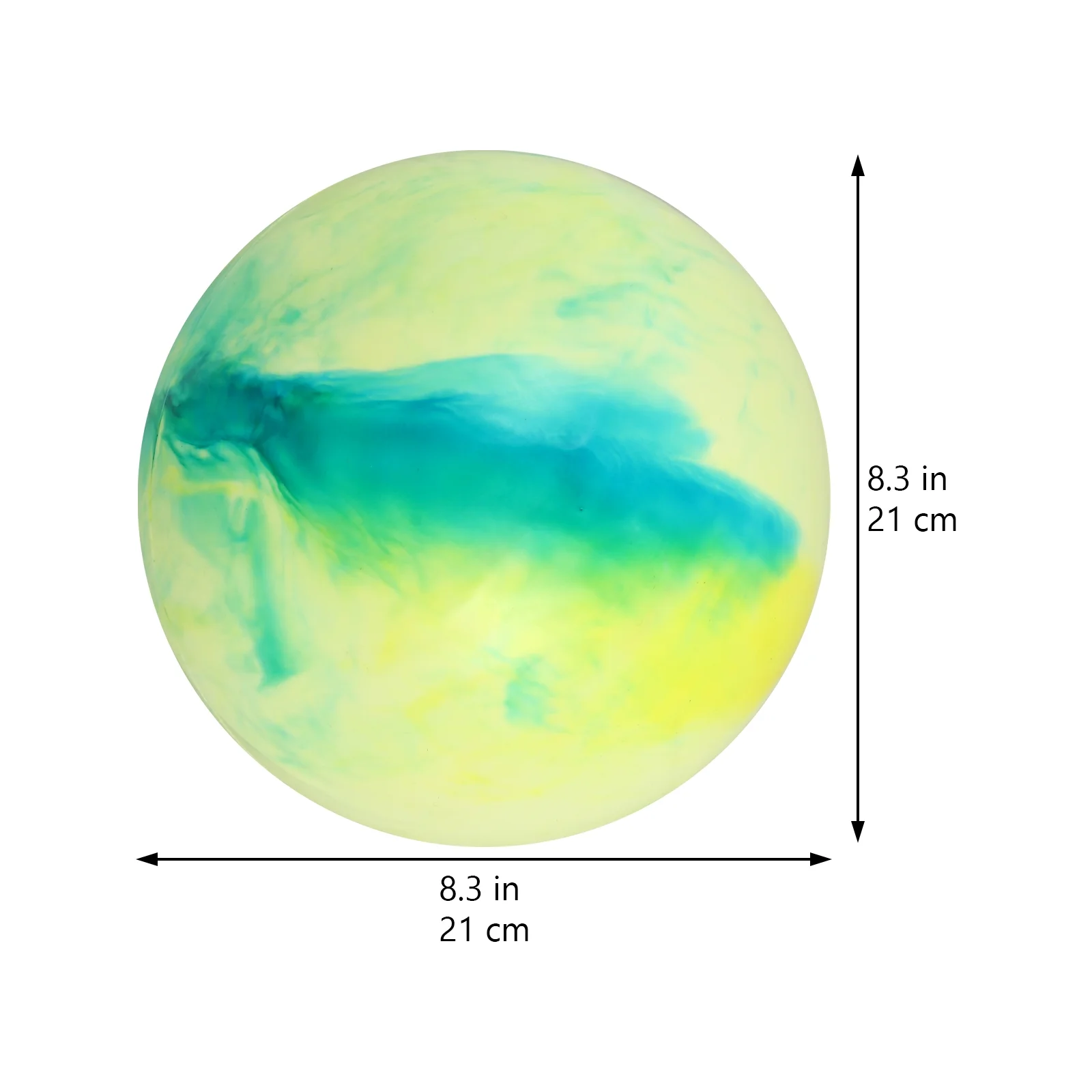 NUOLUX 5PCS Inflatable Kids Beach Ball Bright Colors Beach Ball Creative Beach Ball