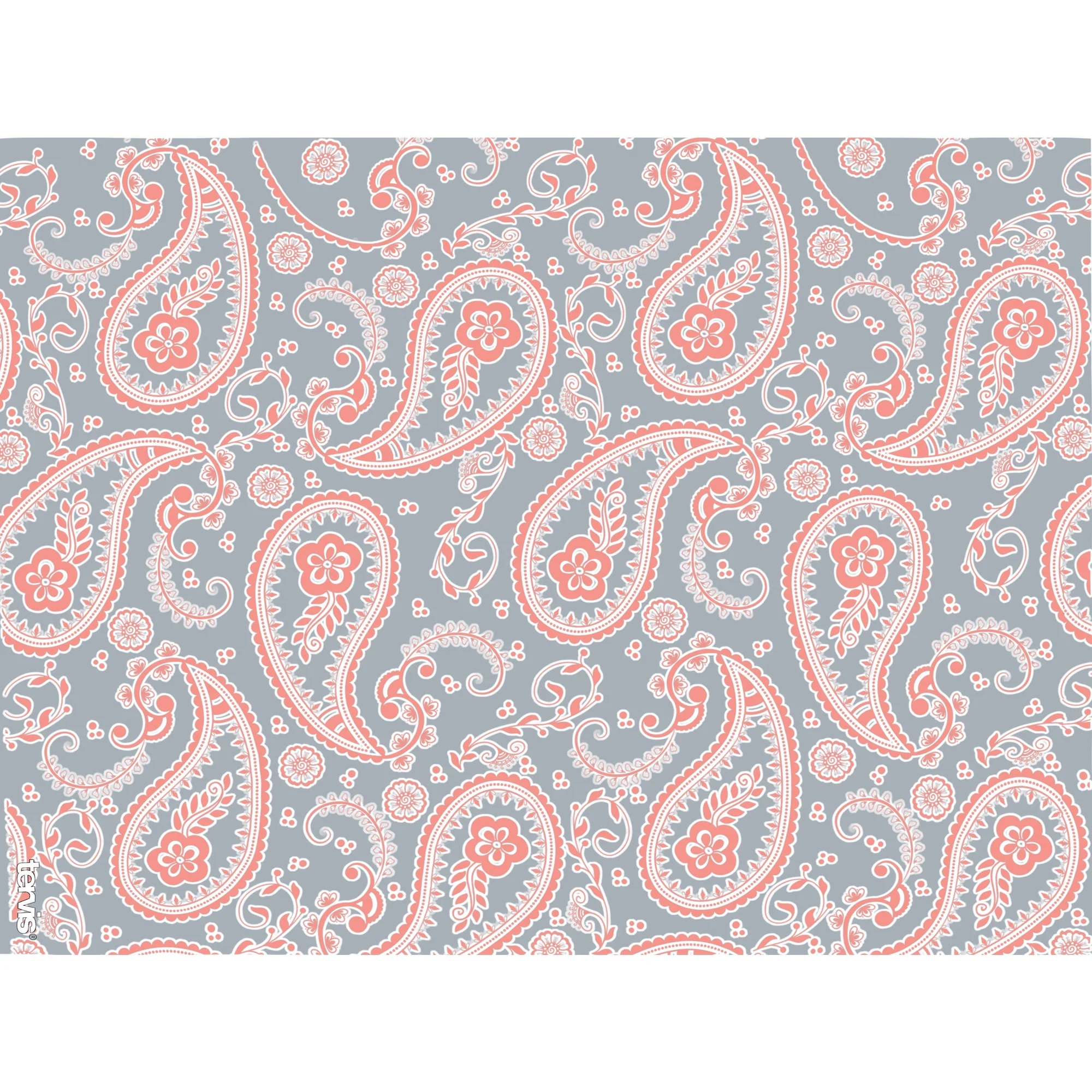 Tervis Paisley Pattern Made in USA Double Walled  Insulated Tumbler Travel Cup Keeps Drinks Cold & Hot, 24oz, Clear