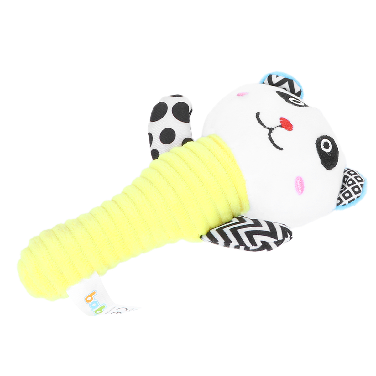 NUOLUX Baby Plush Toy Bell Soothing Educational Plush Toys Funny Plush Toy for Girl Boy (Bear Style)