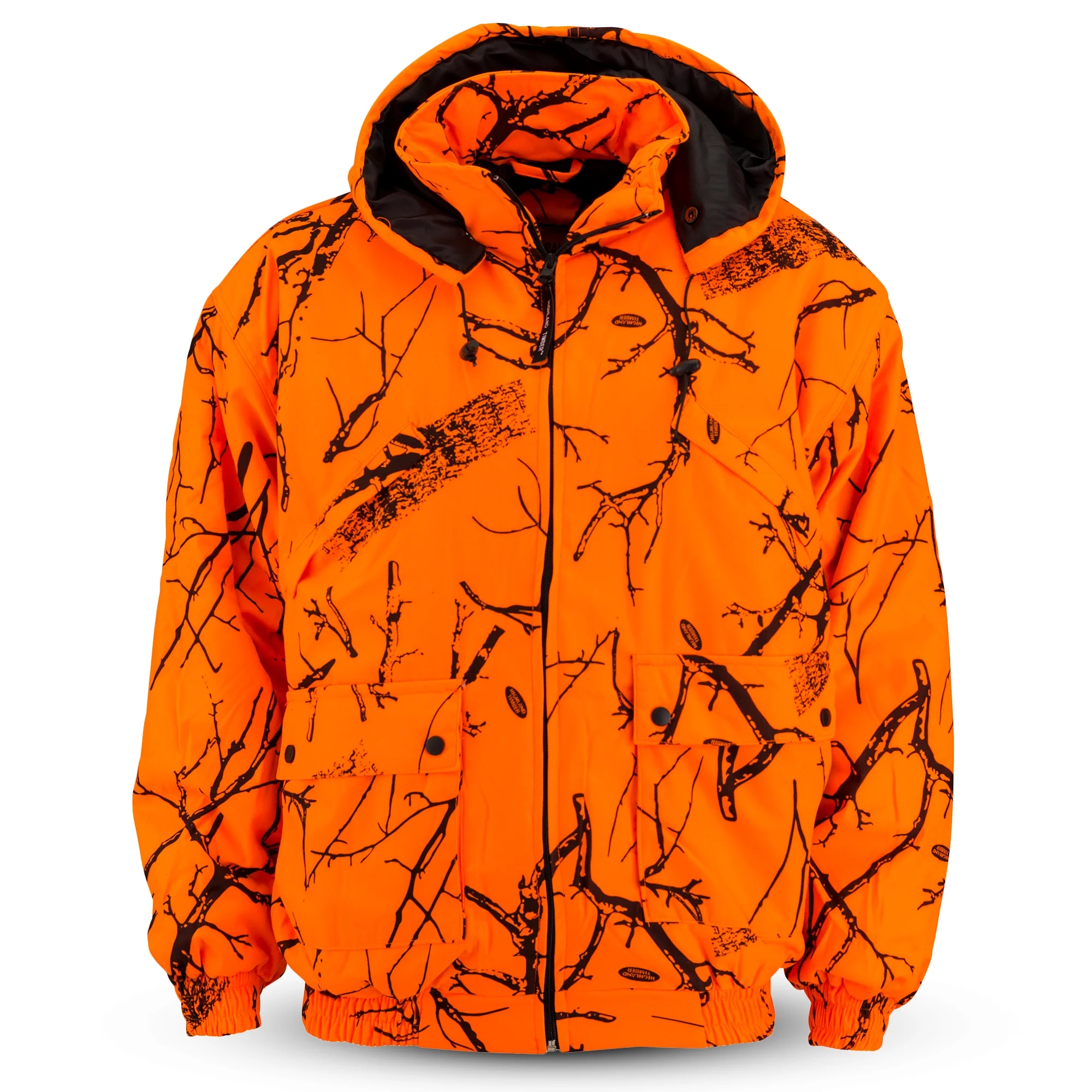 TrailCrest Adult Men’s Insulated & Waterproof Safety Tanker Jacket, 3X, Blaze Orange Camo