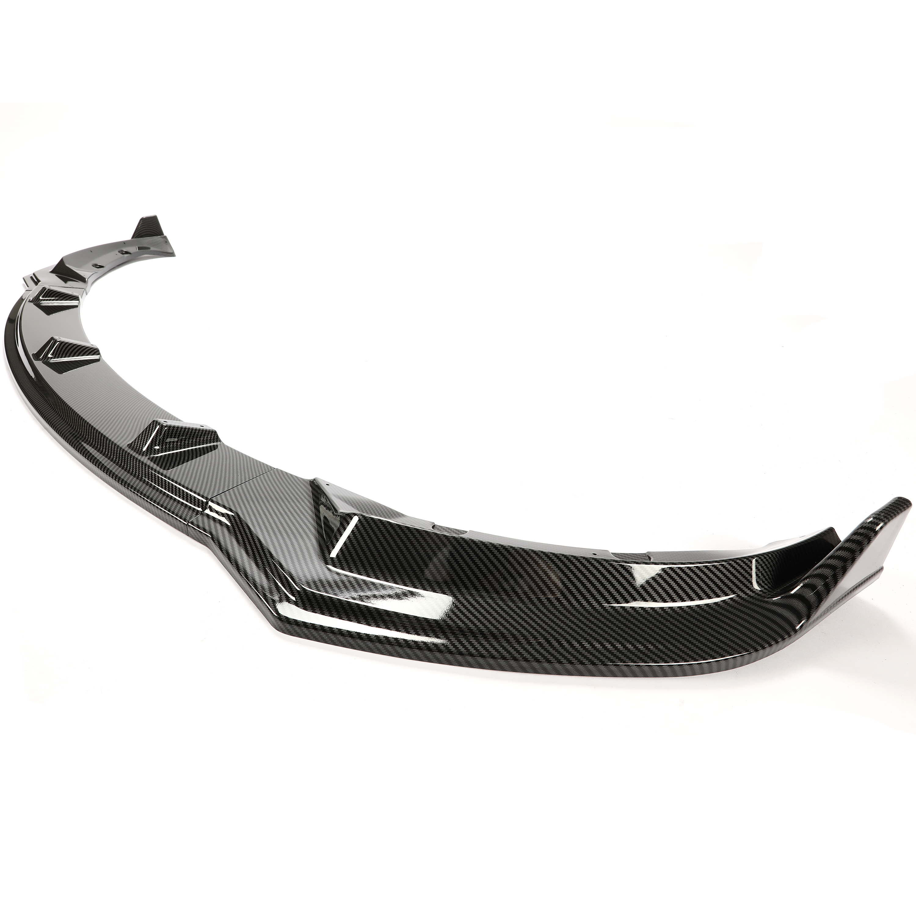 KOJEM Front Bumper Lower  Lip Splitter Kit for 17 18 19 20 21 Tesla Model 3 Sedan Body Spoiler Carbon Fiber Printing 3PCS