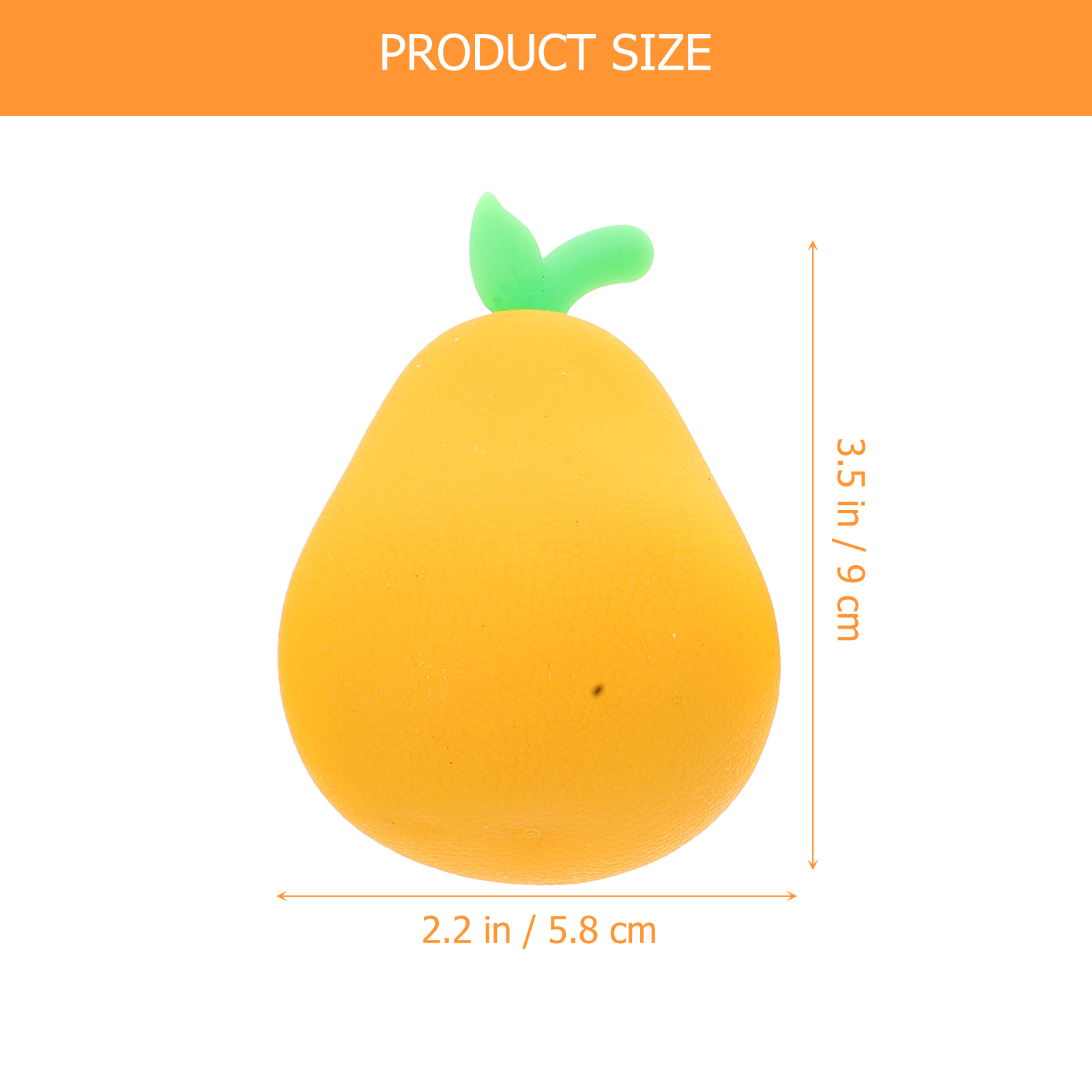 Fruit Squeeze Balls Toyd Stress Relief for Kids Adult Tiys Child 4 Pcs