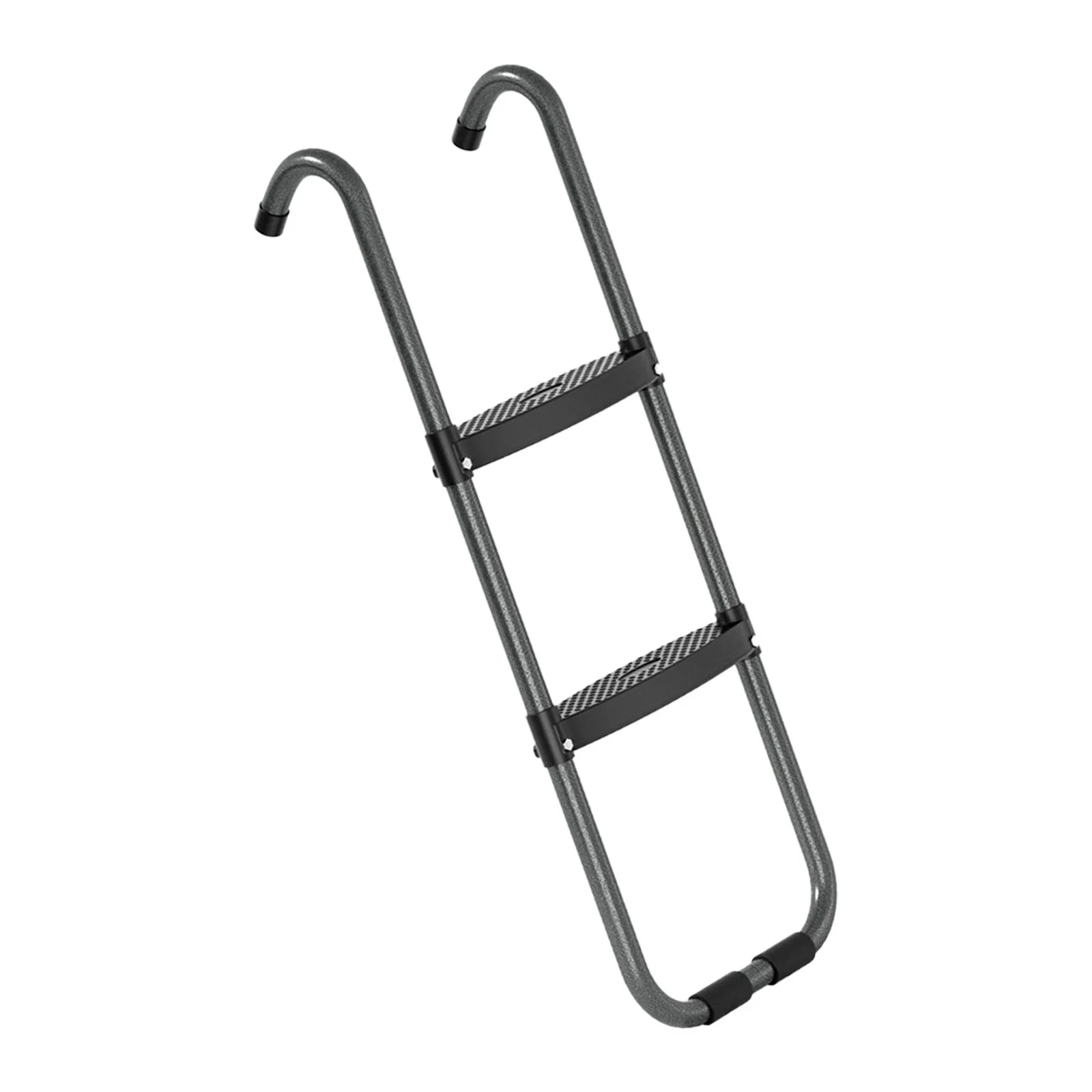 Trampoline Ladder Wide Step Ladder Trampoline Stairs High Strength Steel 2 Step Climbing Ladder for Boys Girls Entertainment Outdoor Sports