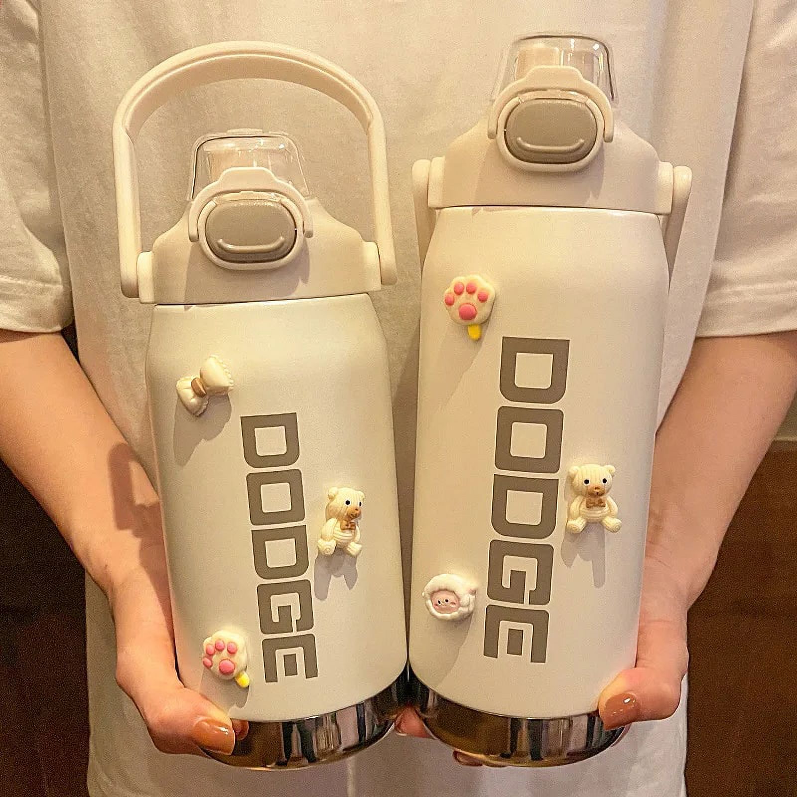 NEW For Large Capacity Vacuum Flask Thermos Water Bottle Stainless Steel Tumbler Insulated Cup Outdoor Sports Travel Kettle