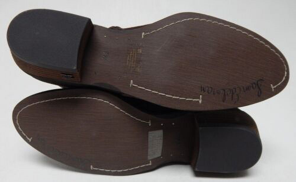 Sam Edelman Polina Size US 8 W WIDE EU 38 Women's Suede Ankle Bootie Cocoa Brown