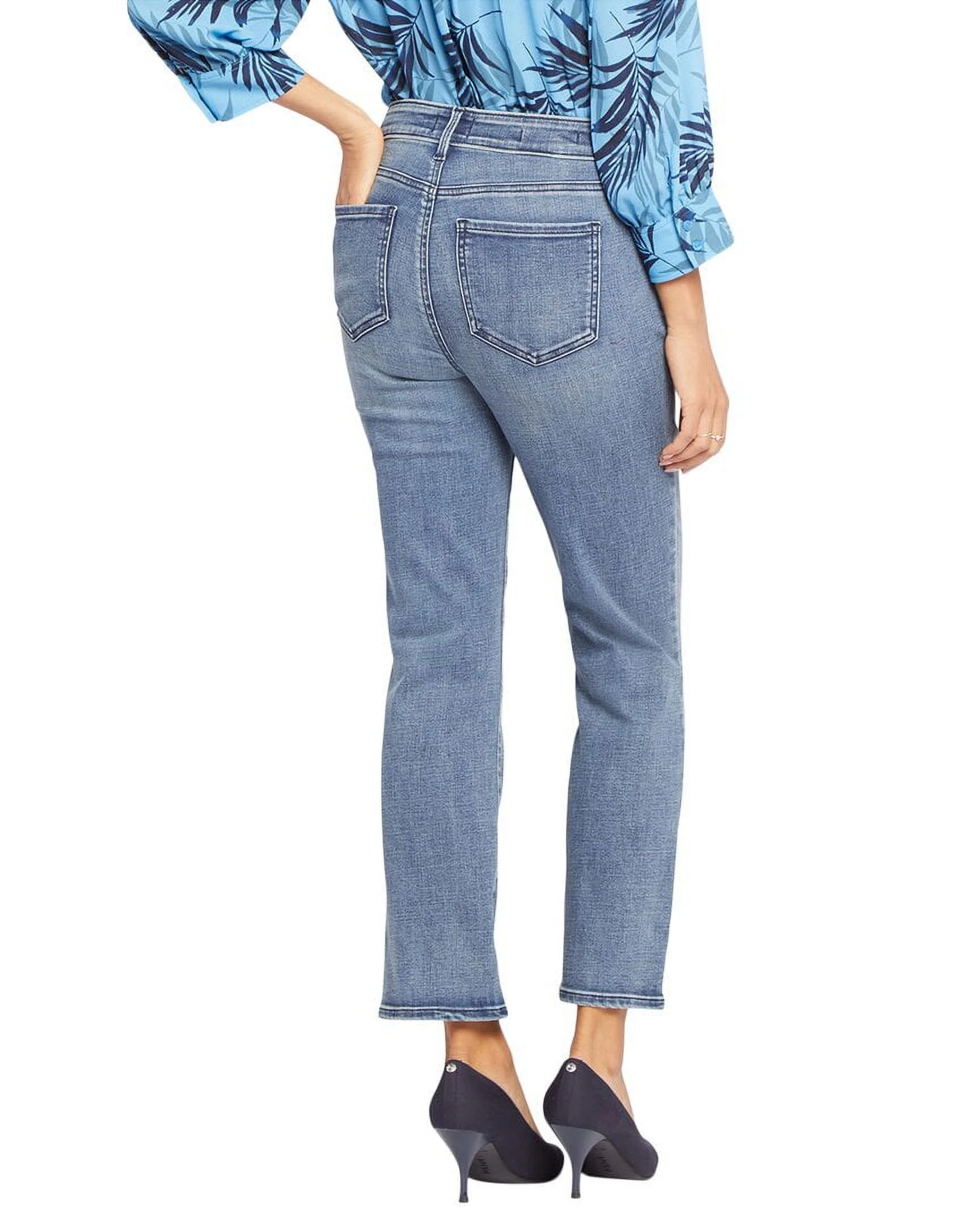 NYDJ womens  Petites Marilyn Higher-Rise Pristine Ankle Jean, 2P