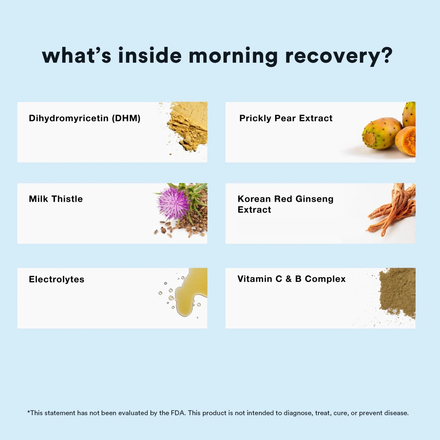 Morning Recovery Electrolyte, Milk Thistle Drink Proprietary Formulation to Hydrate for Morning Recovery, Highly Soluble Liquid DHM, Sugar-Free Lemon - Pack of 12