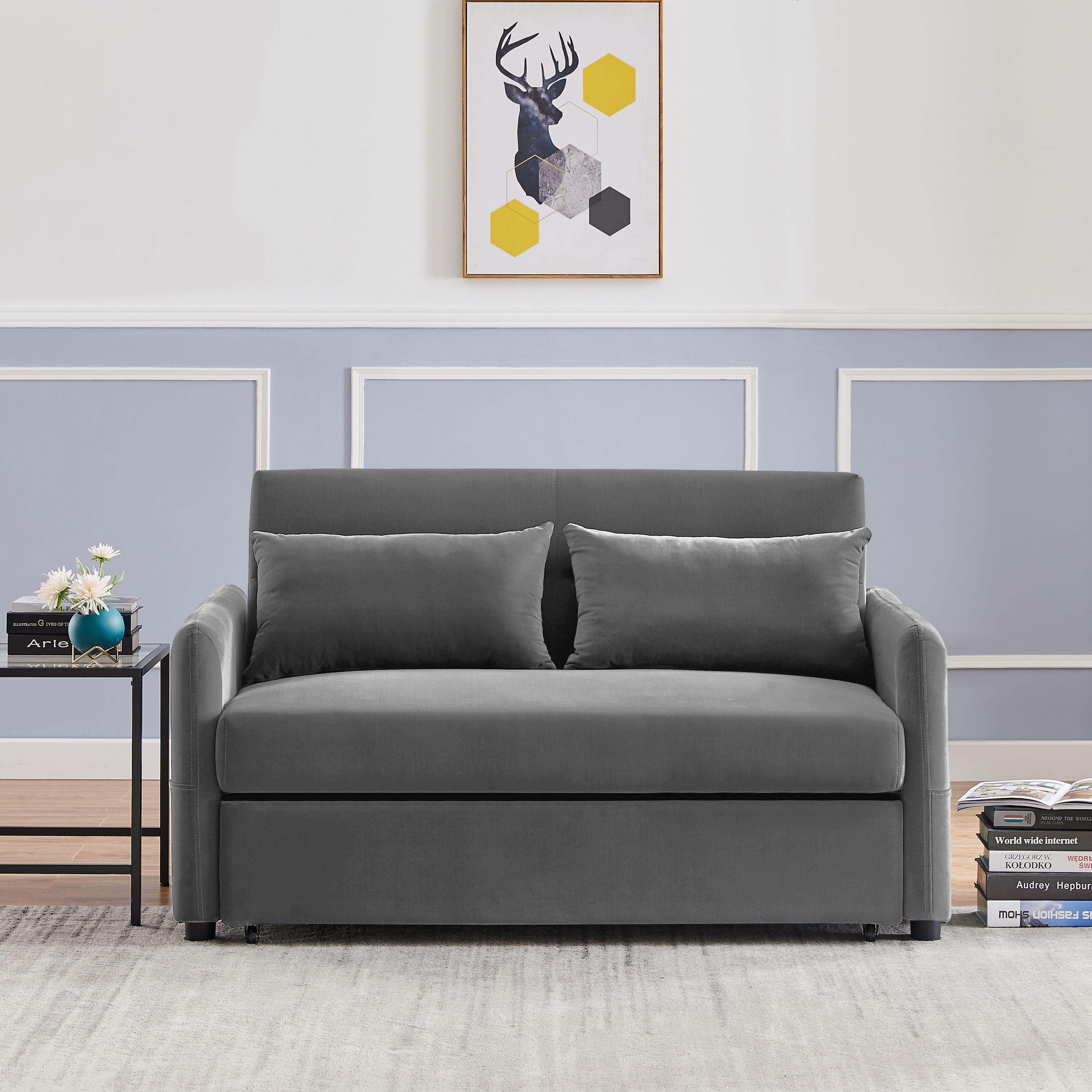 Convertible Velvet Loveseat Sofa - Elevate Your Living Space