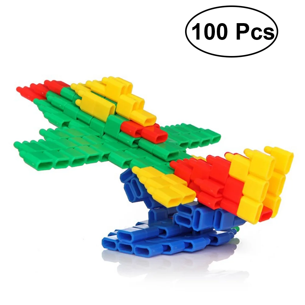 100 Pcs Magnetic Building Blocks Kids Toys for Puzzle Child Baby