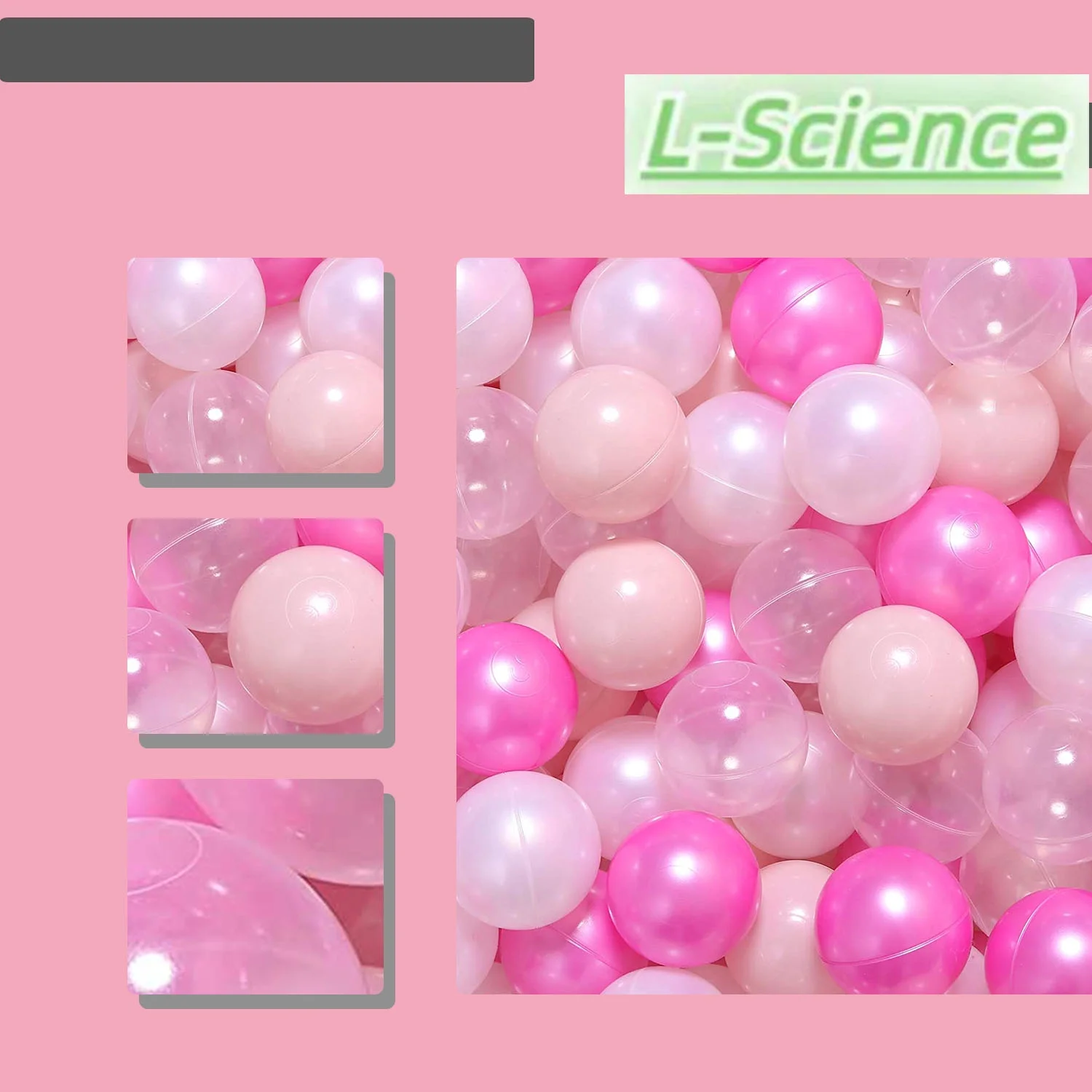 100 Pieces Colorful Ball Pit Balls Plastic Phthalate