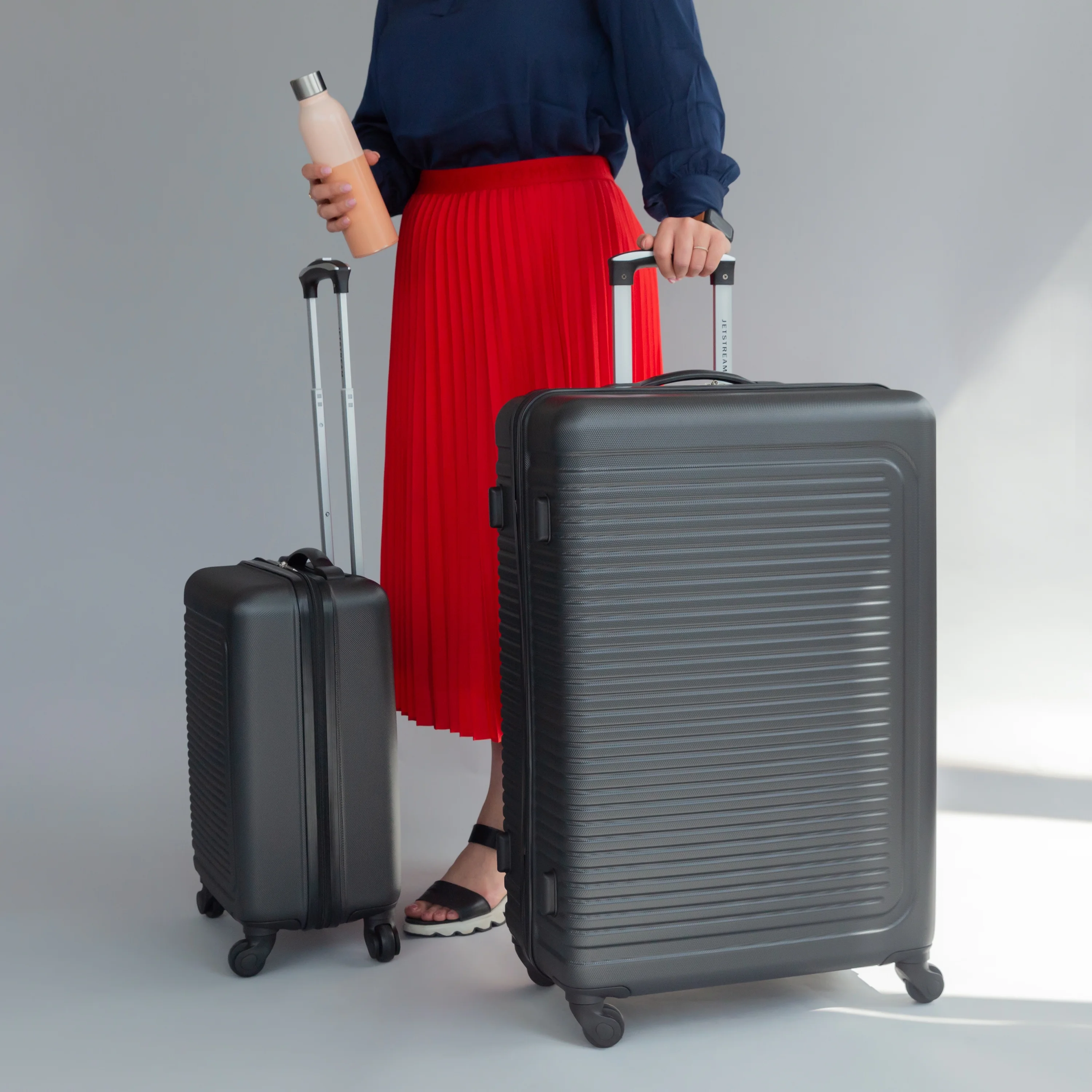 JETSTREAM 5pc Hardside Rolling Spinner Upright Set, 20