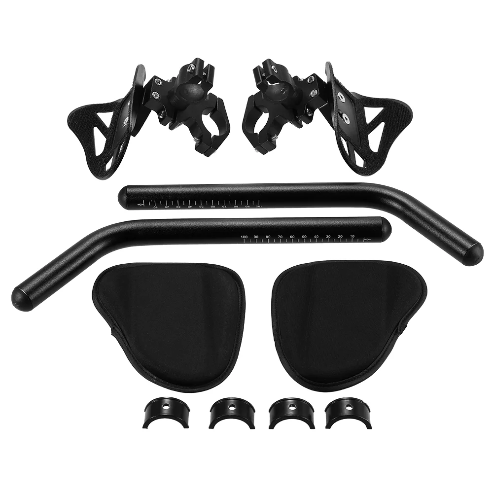 Walmeck Bike Rest Handlebar Cycling Aero Bar   Handle Bar Triathlon MTB Road Bike Arm Rest Bar Bike Aerobar