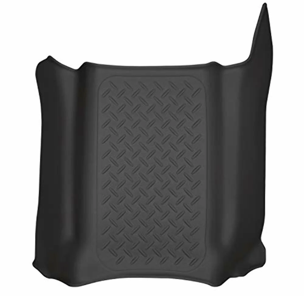 Husky by RealTruck Weatherbeater Center Hump Floor Liner Black Compatible with 2019-2022 Chevrolet Silverado/GMC Sierra 1500 Crew/Double, 20-22 Silverado/GMC Sierra 2500/3500 Crew/Double