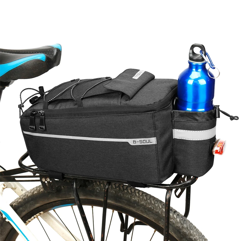 Insulated Bag for Warm/Cool Items, Bicycle Rear Rack Storage Luggage, Bicycle Seat Multifunctional Insulated Trunk Cooler Bag, Large Capacity Storage(26.8*21.2in)