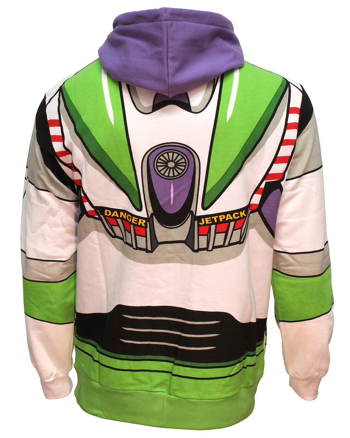 Disney Pixar Toy Story Men's I Am Buzz Lightyear Costume Adult Zip Hoodie (MD)