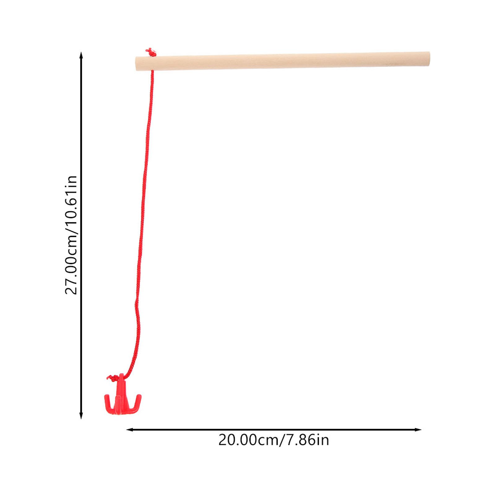 Baby Magnetic Fishing Toy Rod Wooden Playset Toys Pole Kids Educational Puzzle Toddler