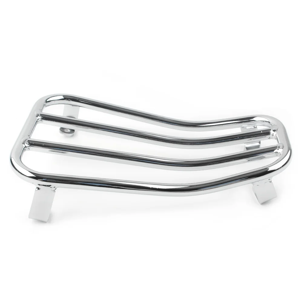 ZSWAL Scooter Rear Solo Seat Storage Luggage Racks Carrier for Vespa GTS300 2017 2018 2019 Chrome
