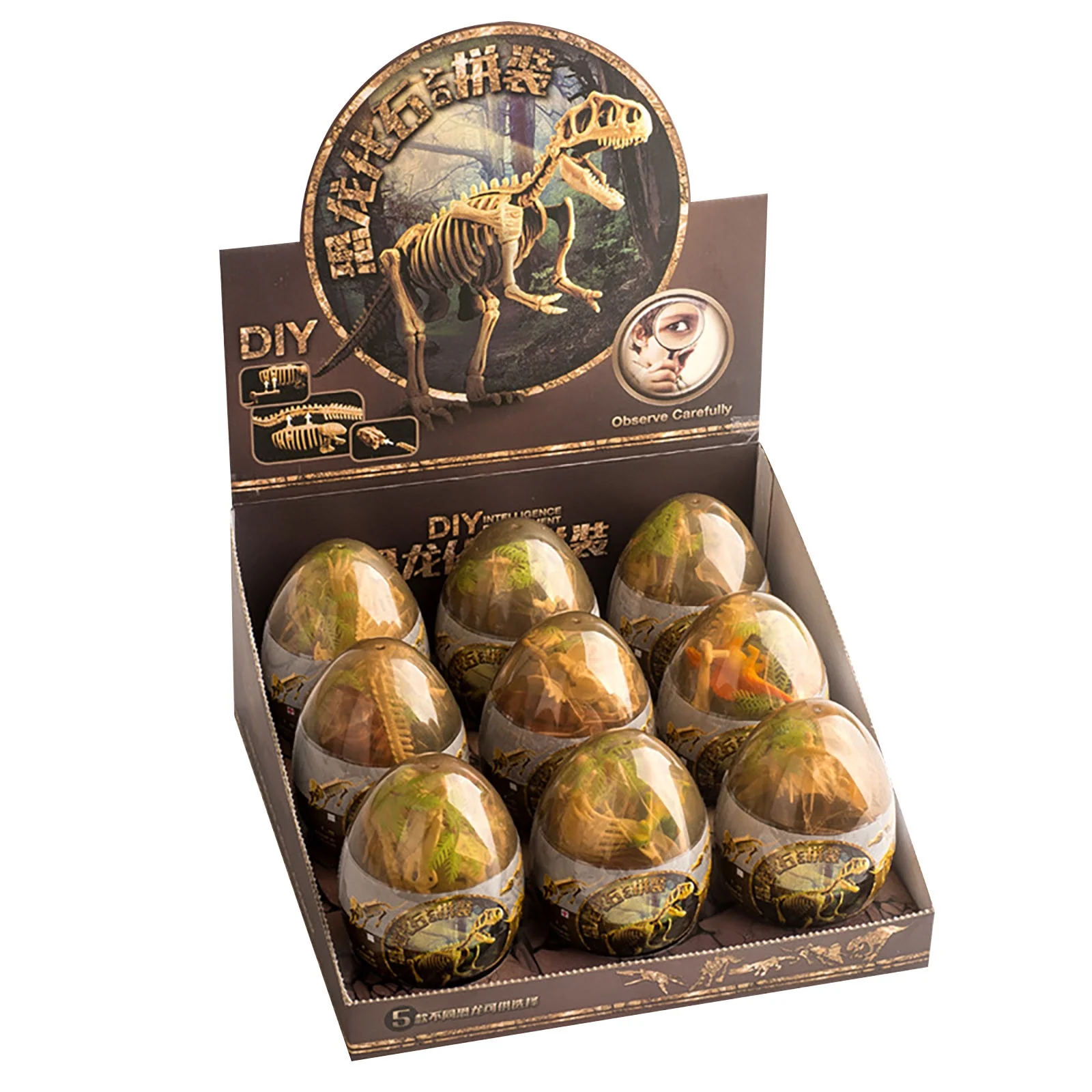 Tarmeek Mining Dinosaur DIY Assembly Skeleton To Simulate Dinosaur Toy Model Christmas Gifts for Kids 3-12Y