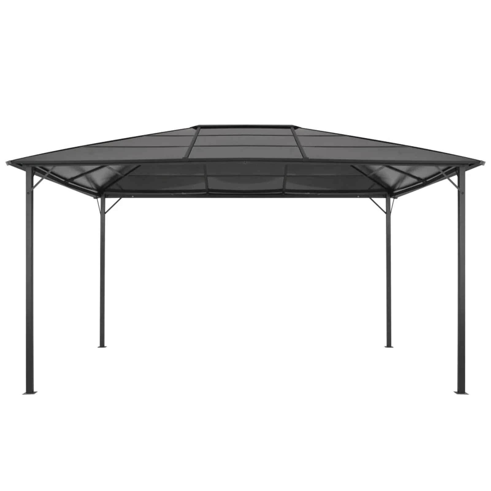moobody Party Tent, Outdoor Gazebo Aluminum Frame Sunshade Shelter Canopy Black for Backyard, Yard, Wedding, BBQ, Camping, Festival, Shows 18.9ft x 9.5ft x 10.1ft (L x W x H)
