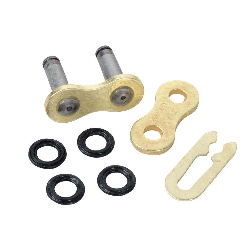 Primary Drive Gold Plated ORH X-Ring Chain 520 X 114 Professional Motorbike Chain with Honda CR250R 1981-1982,1984-1987,1992-2007| Powersport Spares, Dirt Bike Parts