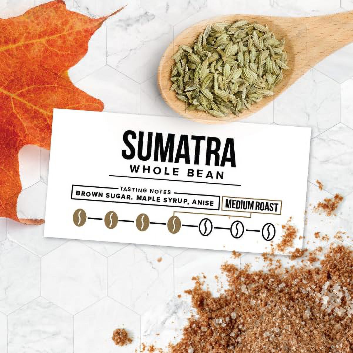 Better Buzz Sumatra Mandheling Medium Roast Whole Bean Coffee 12oz.