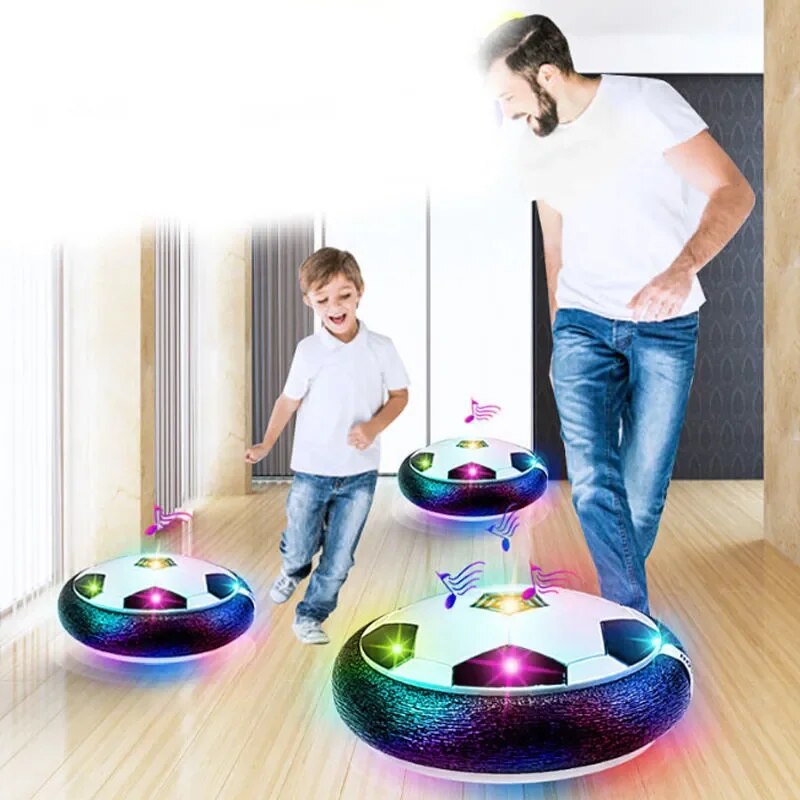 Hover Soccer Ball Toys for Children Electric Floating Football with LED Light Music Soccer Ball Outdoor Game Sport Toys for Kids Colorful Light