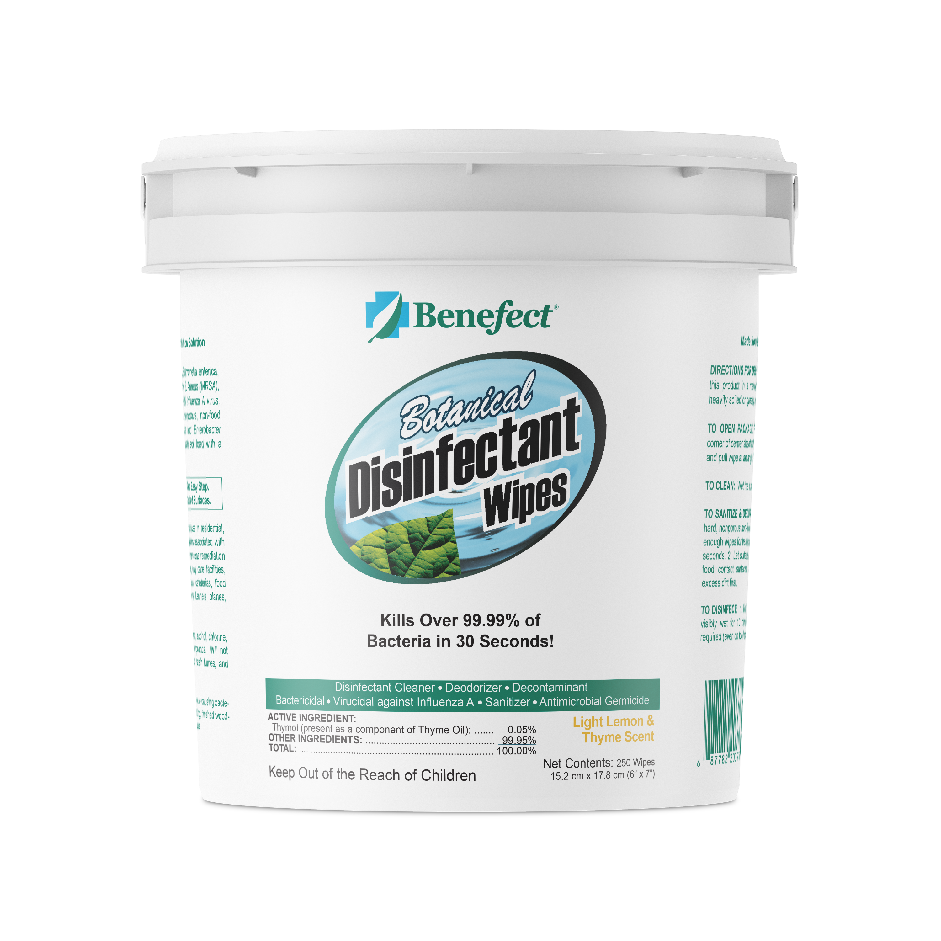 Benefect Botanical Disinfectant Wipes