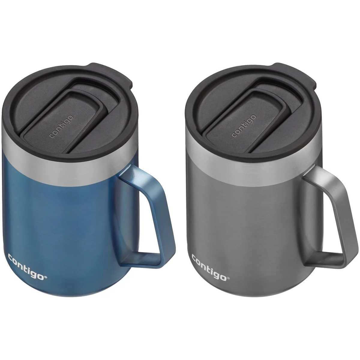 Contigo 14 oz. Streeterville Stainless Steel Mug 2-Pack - Sake/Blue Corn